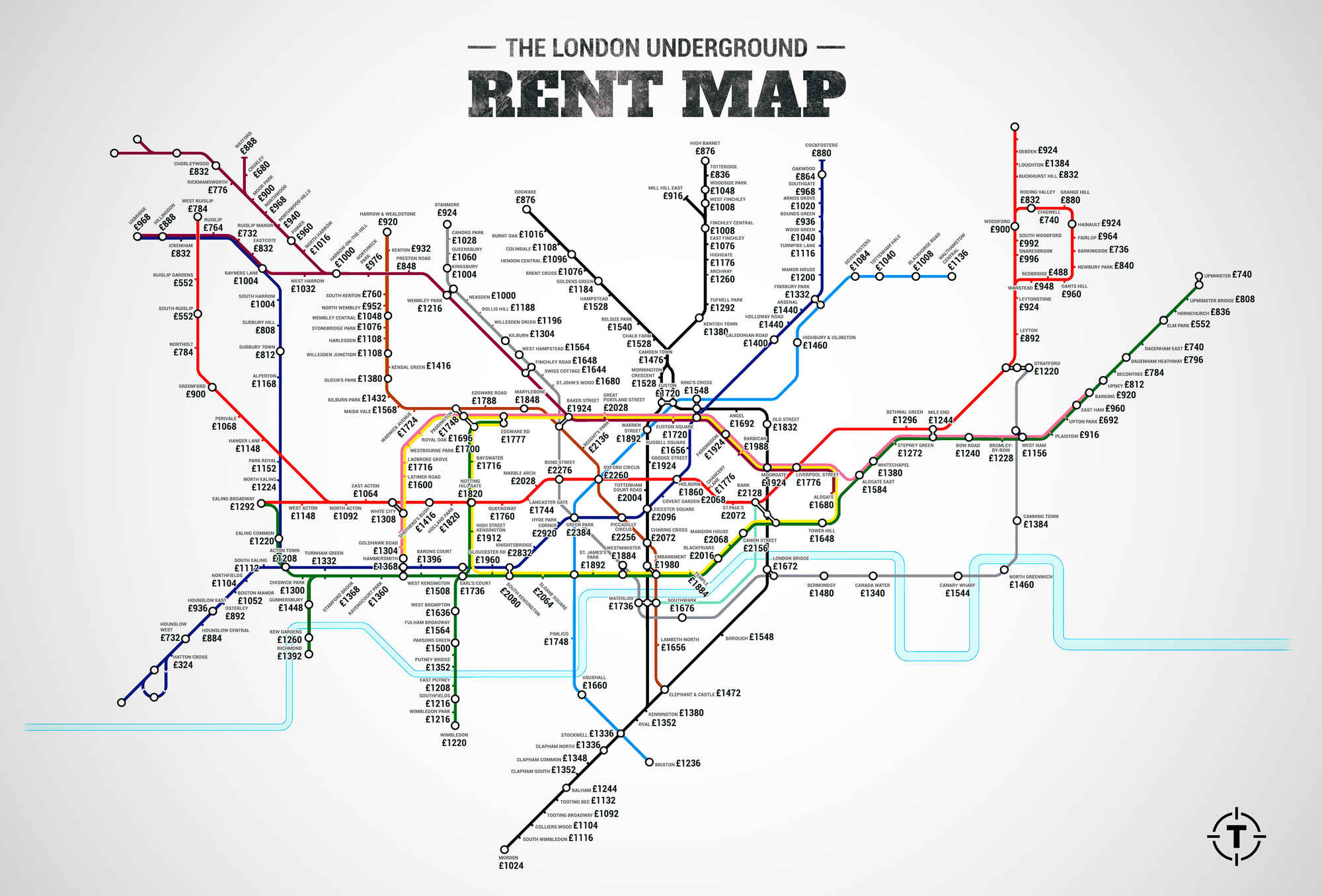 The Rent Map of London – Urban Issues