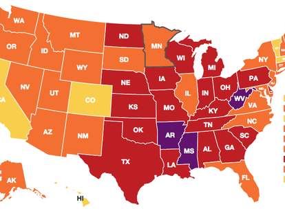 This Map Shows the Most Obese States in America - Thrillist