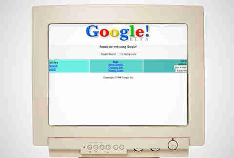 First Google Website Index What Popular Websites Looked Like When They Launched - Early Internet ...