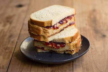 Triple decker PB&J