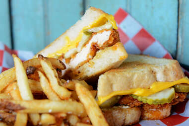 Acme hot chicken sandwich