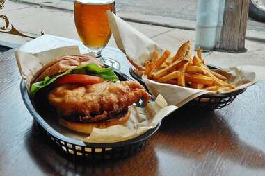 Northbound Smokehouse & Brewpub fried chicken sandwich