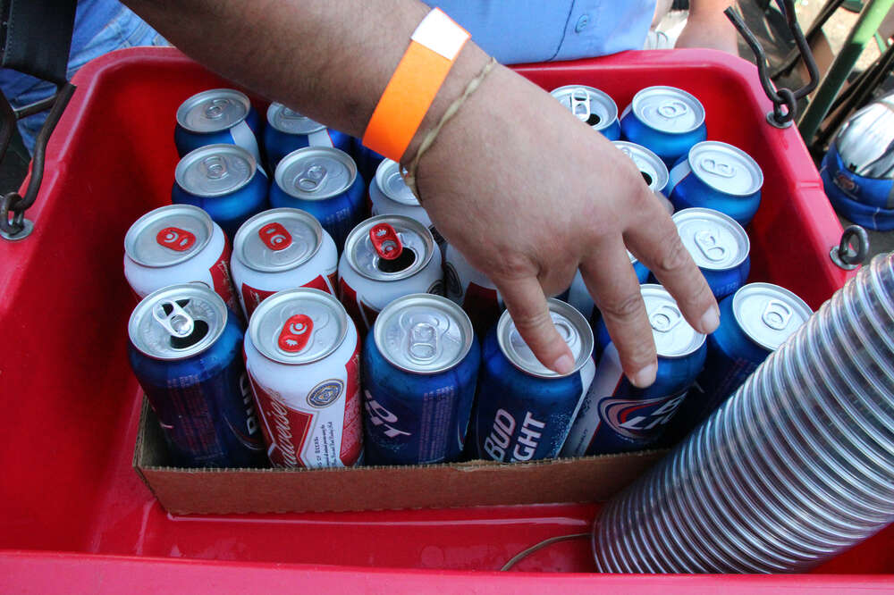 Chicago Cubs Does More With Her Beer Than Just Drink It
