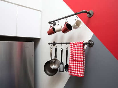 Tube Rack Kitchen How to Make Kitchen Racks From Steel Plumbing Tubes - Kitchen Hacks DIY ...