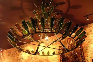 Interior lighting of Vintage wine bar