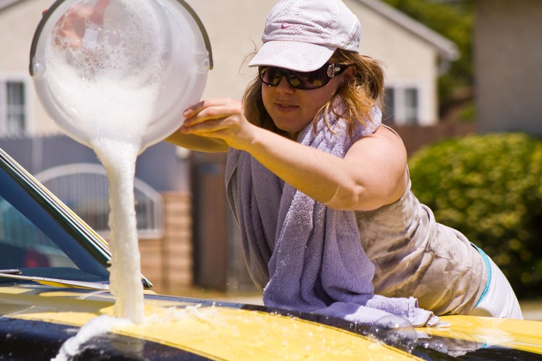 Do NOT pour that filthy water on your car!