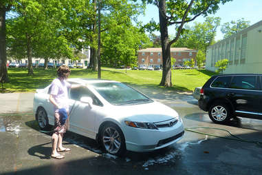 Don't wash your car in sunlight