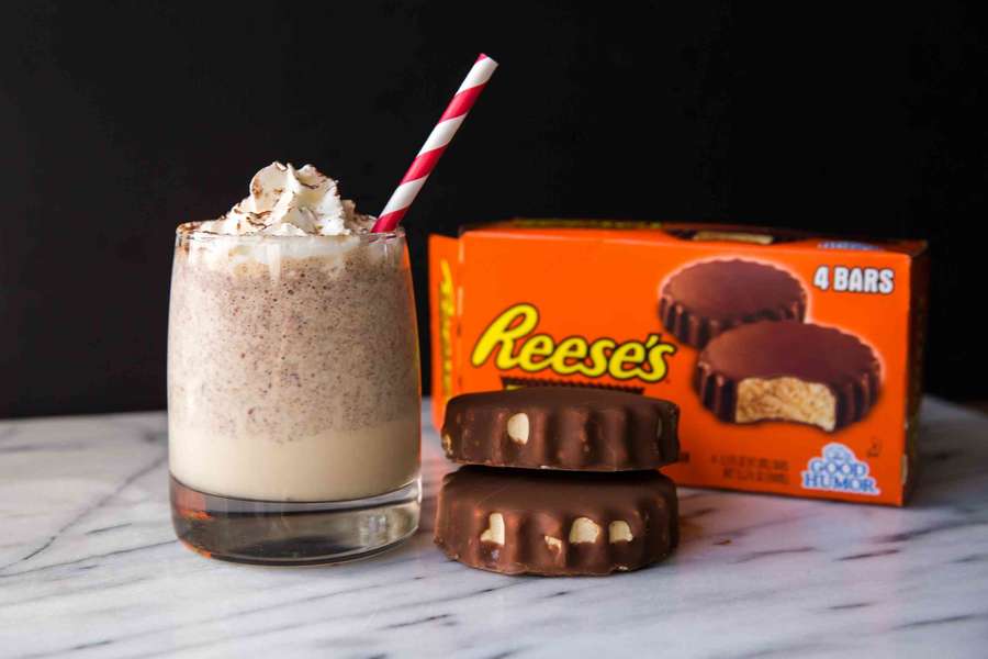 2 Ingredient Reese S Milkshake Recipe Thrillist