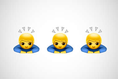 bowing person emoji