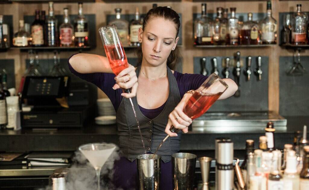 female bartenders