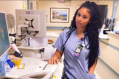 pic Pretty Nurse Instagram history of the sexy nurse thrillist