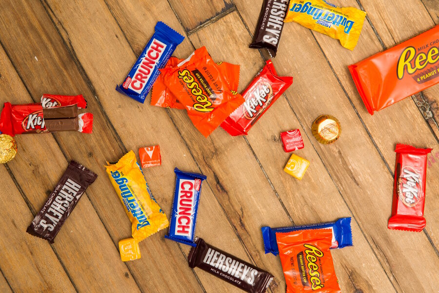 Americas Favorite Halloween Candy State By State Map Of Favorite