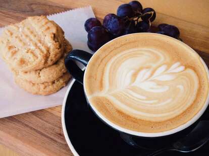 cookies and latte art