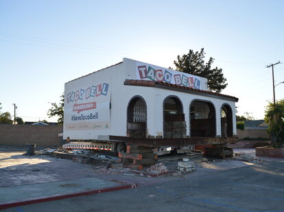 Taco Bell Is Relocating Their Very First Store 45 Miles Away - Thrillist