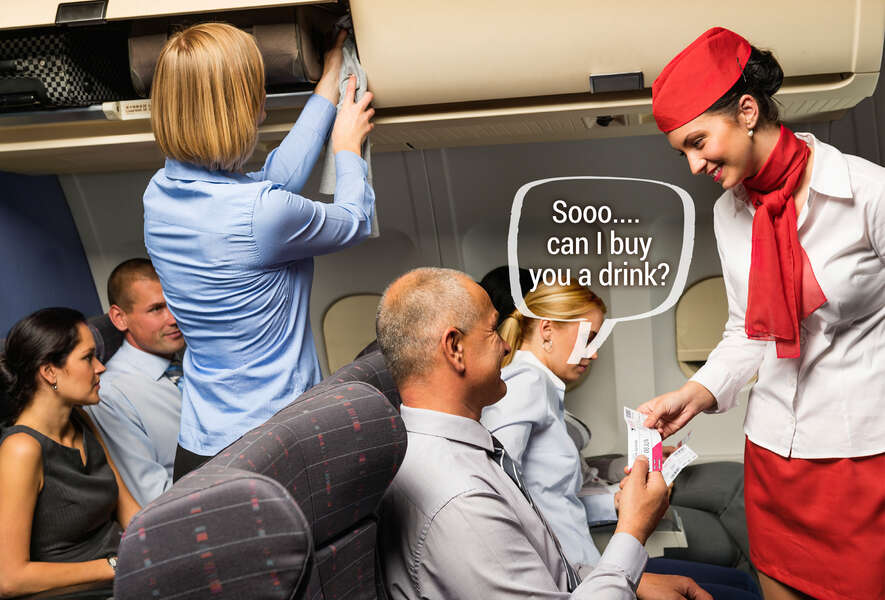 Flight Attendants Share Their Most Awkward Passenger Pick Up Stories