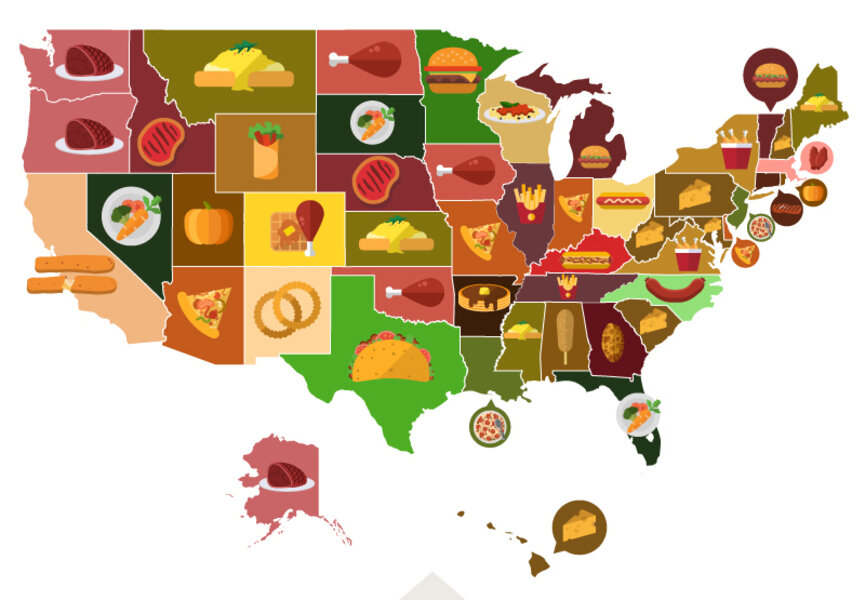 This Map Shows Every State's Favorite Football Snack - Thrillist