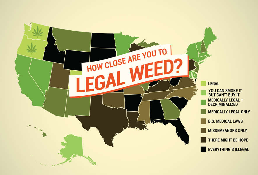 Marijuana Laws in America When Will Pot Be Legal Thrillist