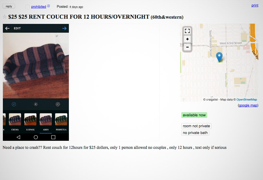 The Weirdest Chicago Roommate Ads on Craigslist Thrillist