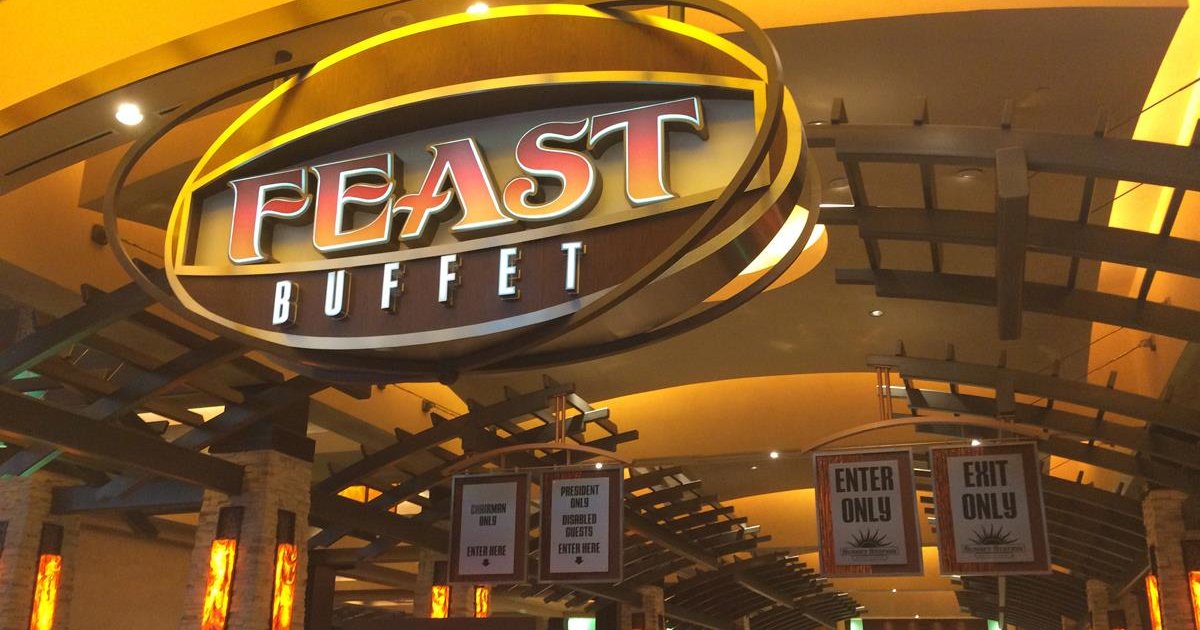 red rock casino feast buffet free