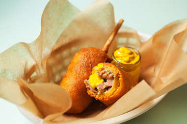 Cubano corn dogs -- Thrillist Recipes