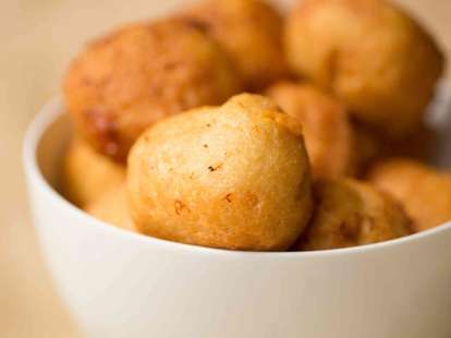 Grilled cheese soup dumplings