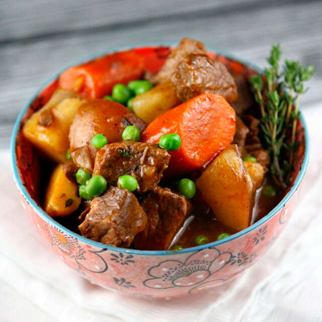 Slow cooker beef stew