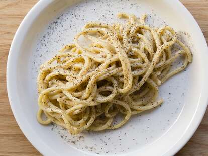 cacio e pepe at momofuku nishi