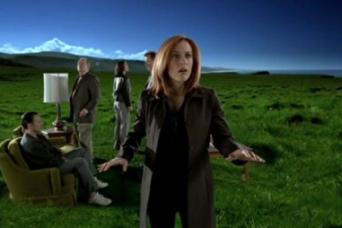 Gillian Anderson as Dana Scully in The X-Files