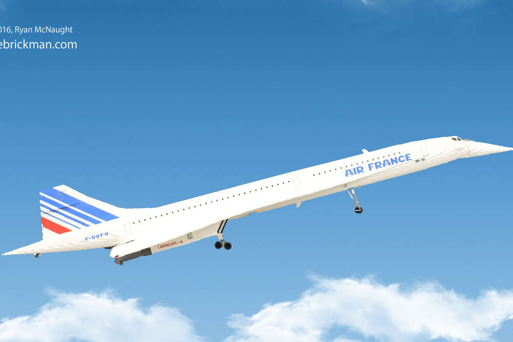 The Lego Concorde Takes Longer To Build Than a Transatlantic