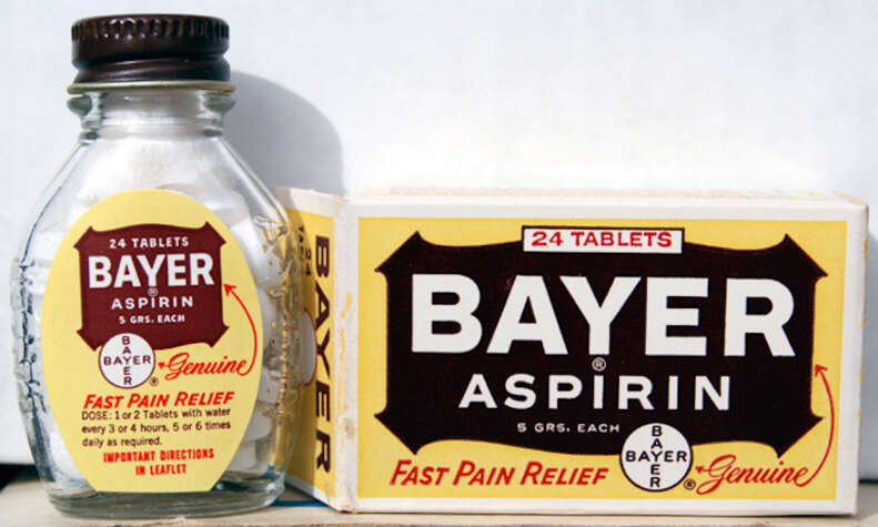Aspirin W8078 Aspirin Werbung 1926 für Alle Habseligkeiten Falsificazioni 