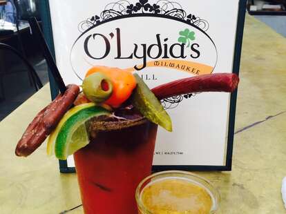 bloody mary from O'lydia's milwaukee