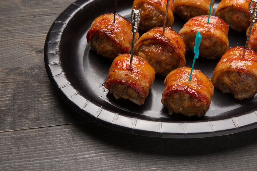 Carolina Pork-&-Bacon Meatballs Are a Panthers Super Bowl Party ...