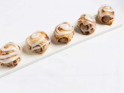 Cinnamon Roll Pigs in a Blanket -- Thrillist Recipes