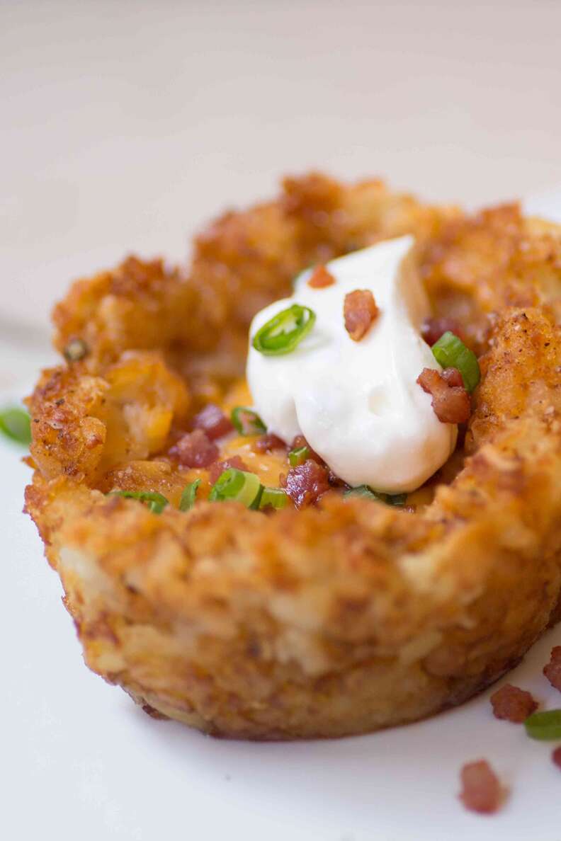 Tater tot potato skins