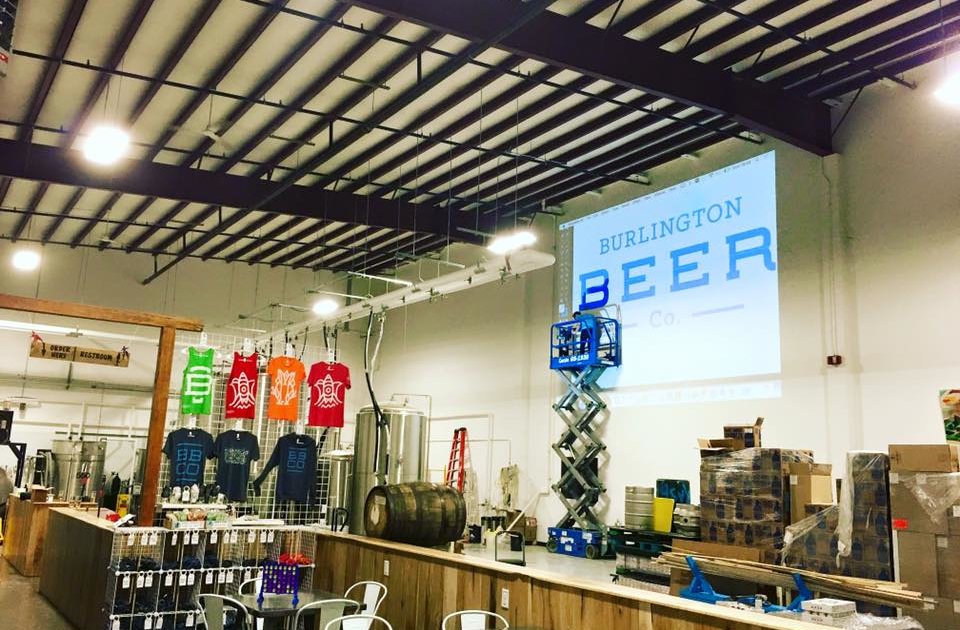 Burlington Beer Co Bar.