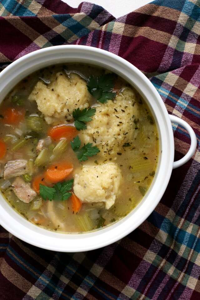 Chicken and dumplings soup