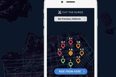 cut the surge app to lower uber prices