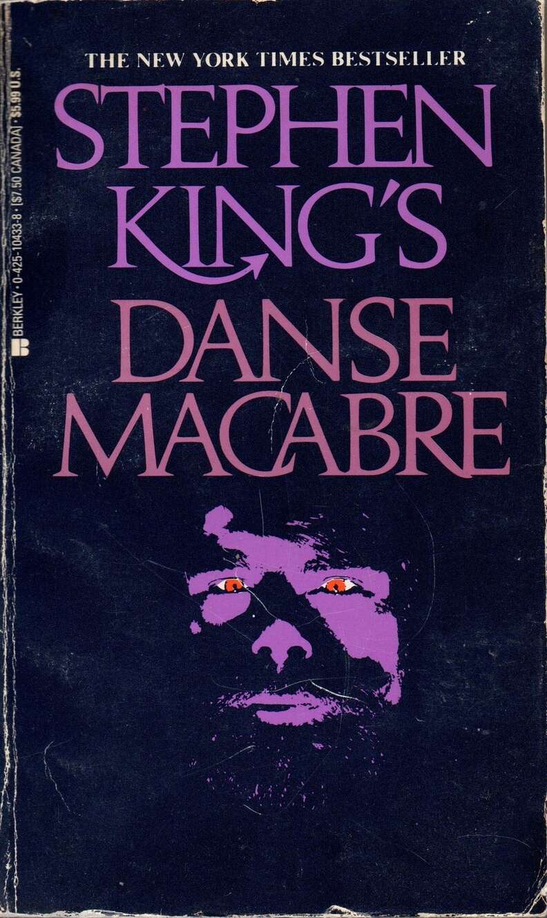 Danse Macabre book, cover, Stephen King beard