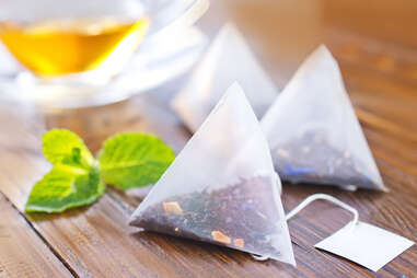 tea bags, tea