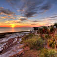 Florida beaches, sunset, beach house