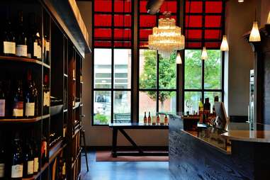 Interior shot of Petit Philippe wine bar