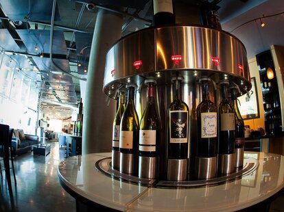 Wine counter at Amuse