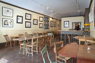 Rustic interior at Bin 152