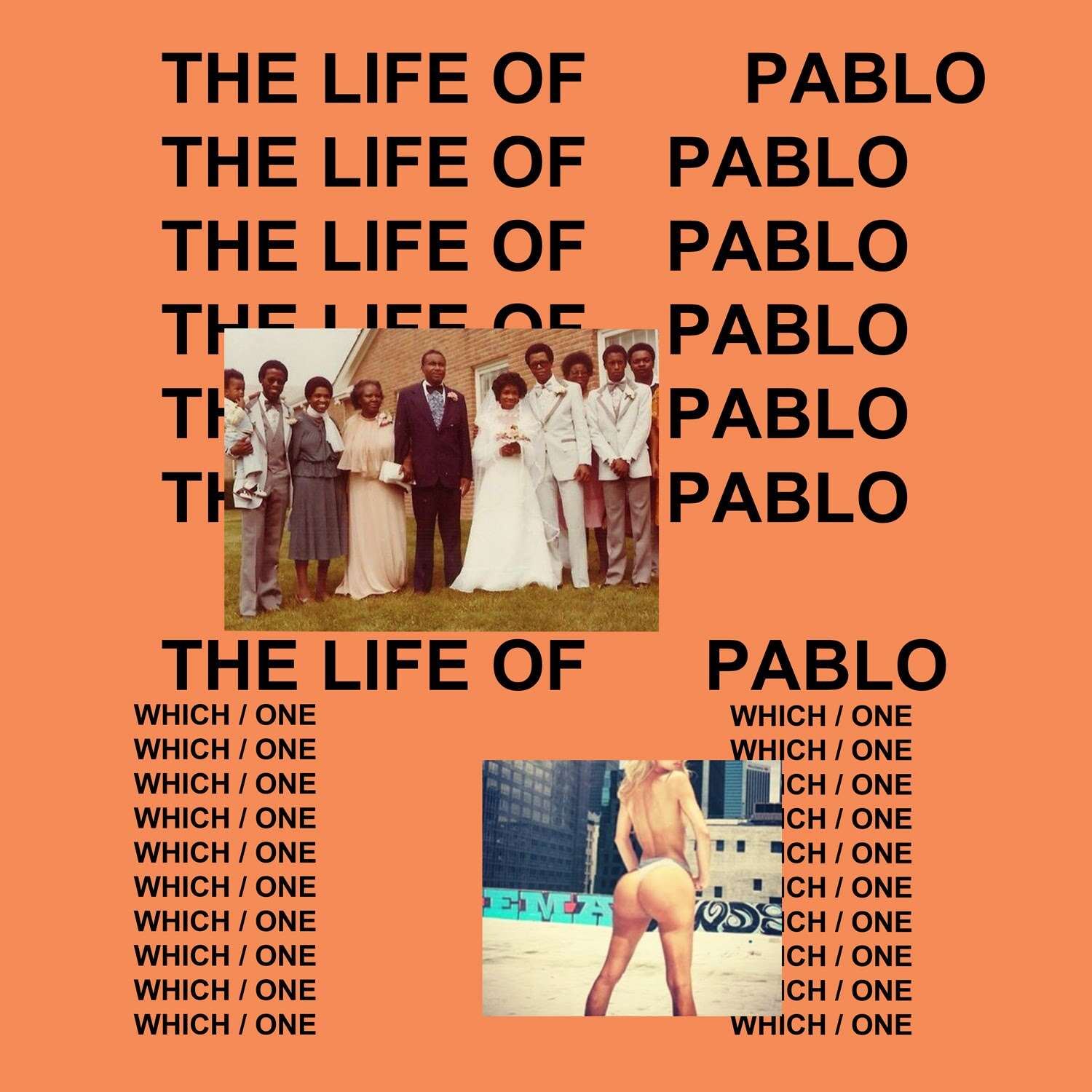 Kanye West, Life of Pablo cover, album art