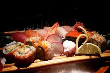 close up of sushi at Bar Chi, Austin, texas, japanese food