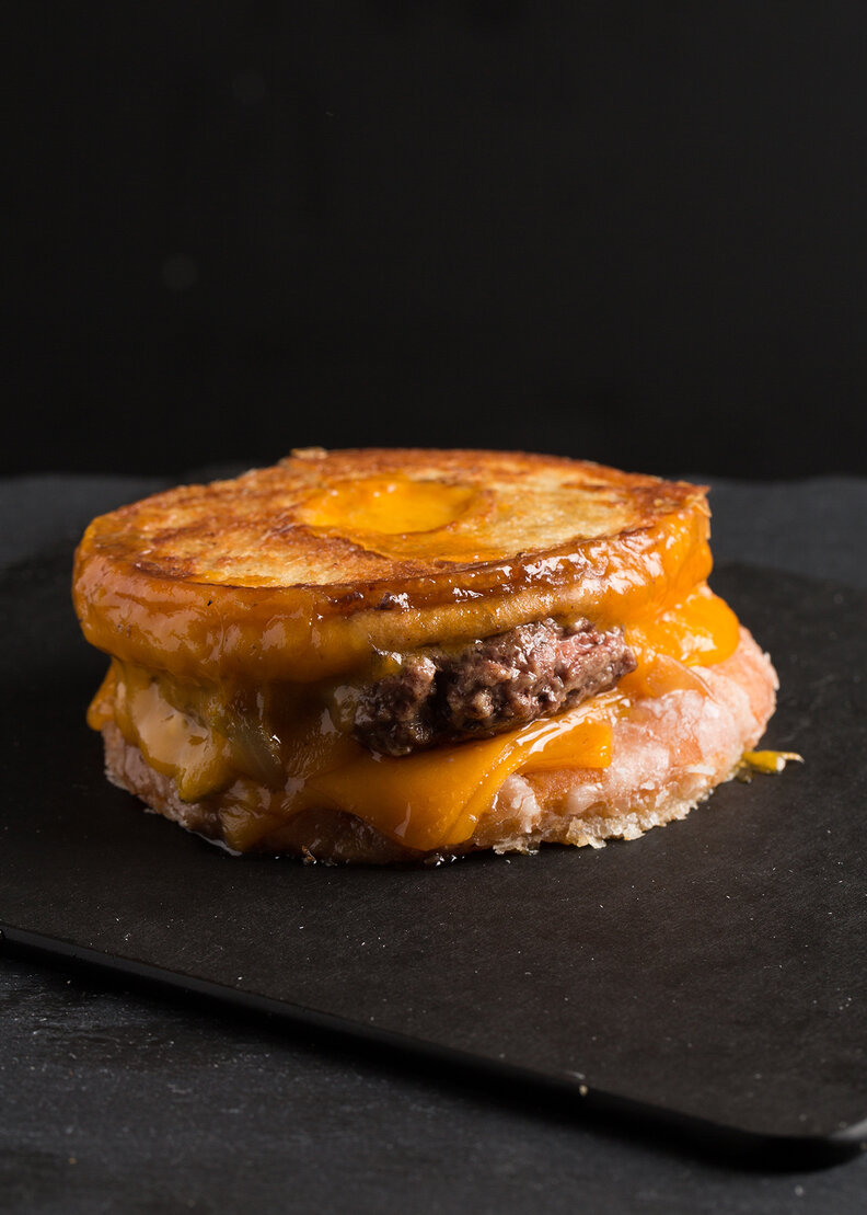 Donut Patty Melt
