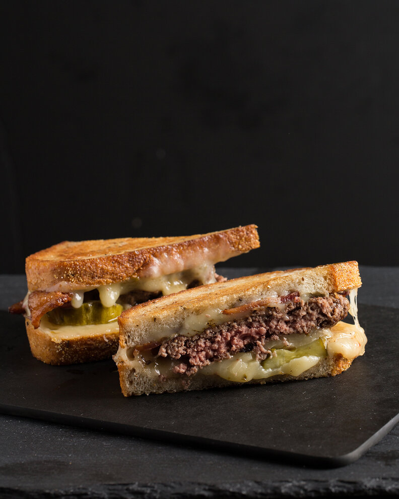 Pickleback Patty Melt