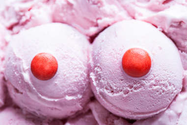 Ice cream that looks like tits