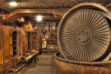 Tempelhof Airport bunker underground in Berlin, Germany