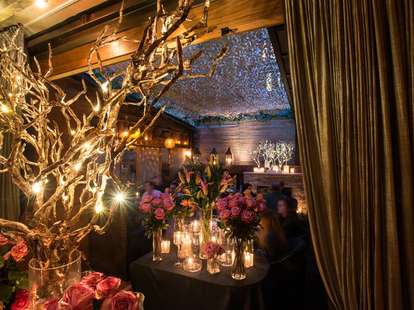 romantic interior ambiance at salinas in chelsea new york city nyc spanish restaurant